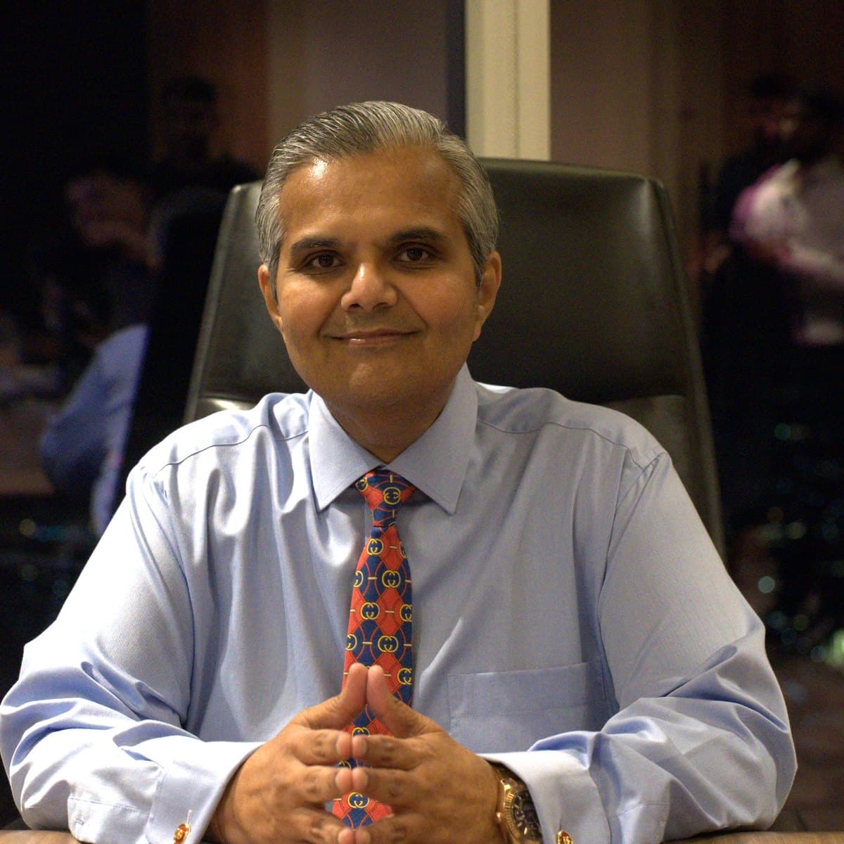 Kalpesh Kinariwala in the boardroom