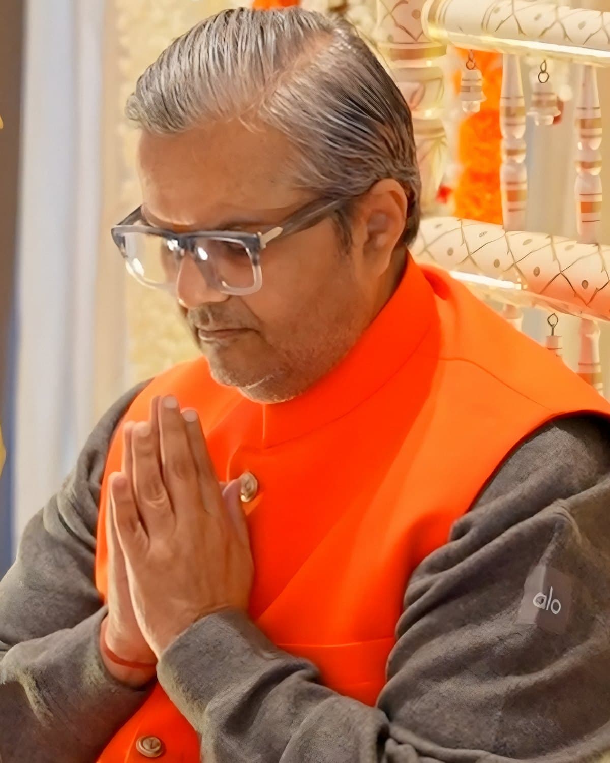 Kalpesh Kinariwala, hands folded in greeting